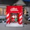 7ft. Animated Airblown® Inflatable Christmas Mr. & Mrs. Claus on Swing